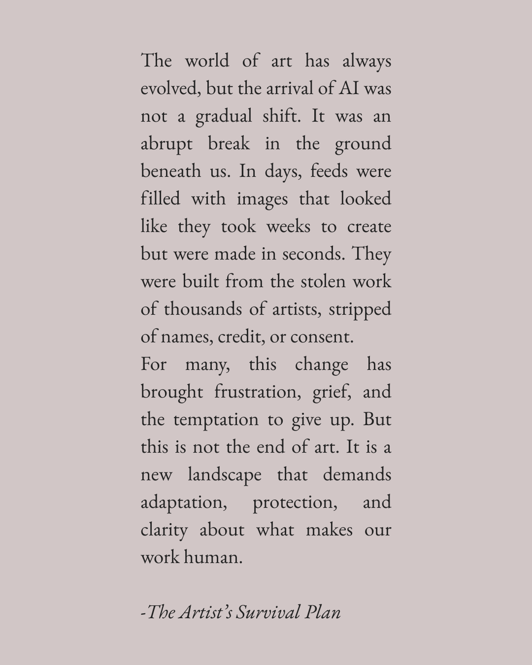 The Artist's Survival Plan Ebook