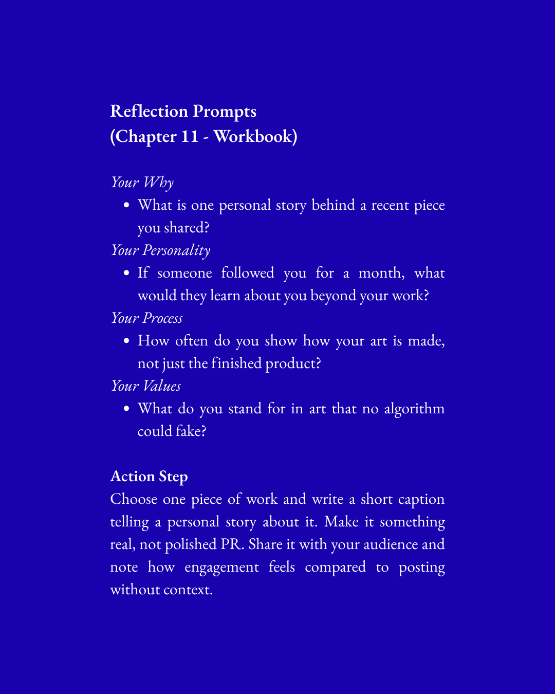 The Artist's Survival Plan Ebook - Workbook Edition