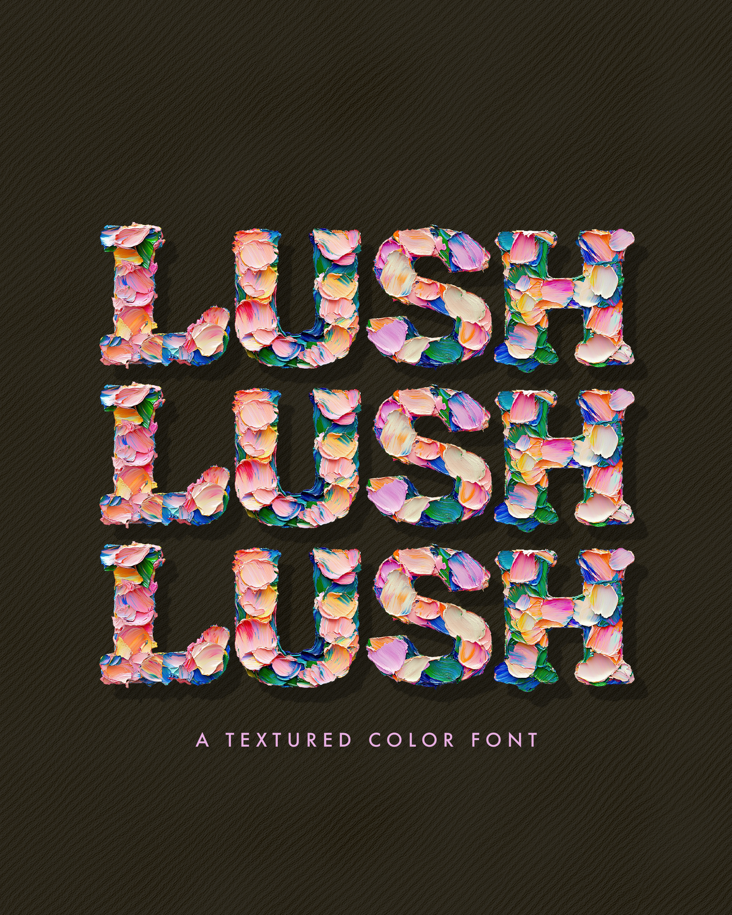 Lush ✨ SVG Font