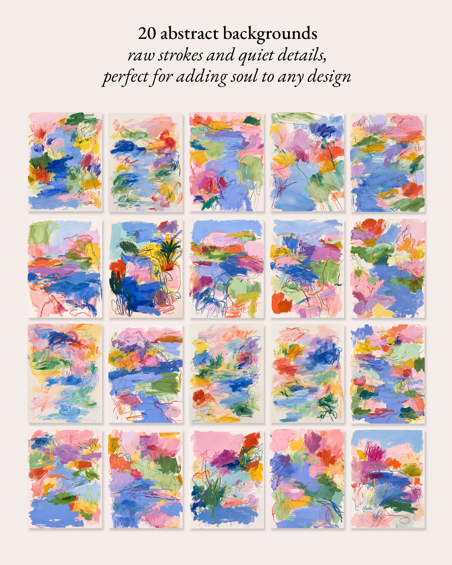scribbled - abstract backgrounds