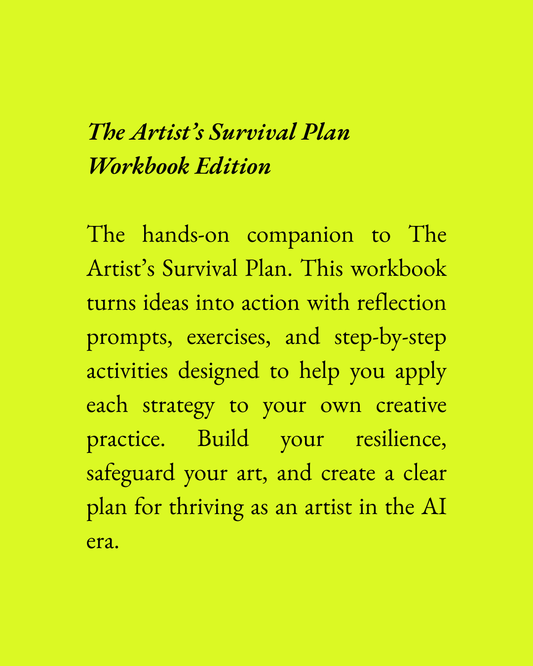 The Artist's Survival Plan Ebook - Workbook Edition