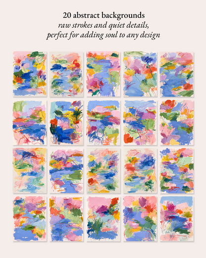 scribbled - abstract backgrounds