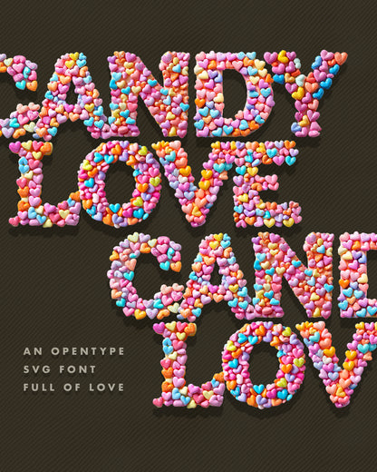 Candy Love ✨ SVG Font