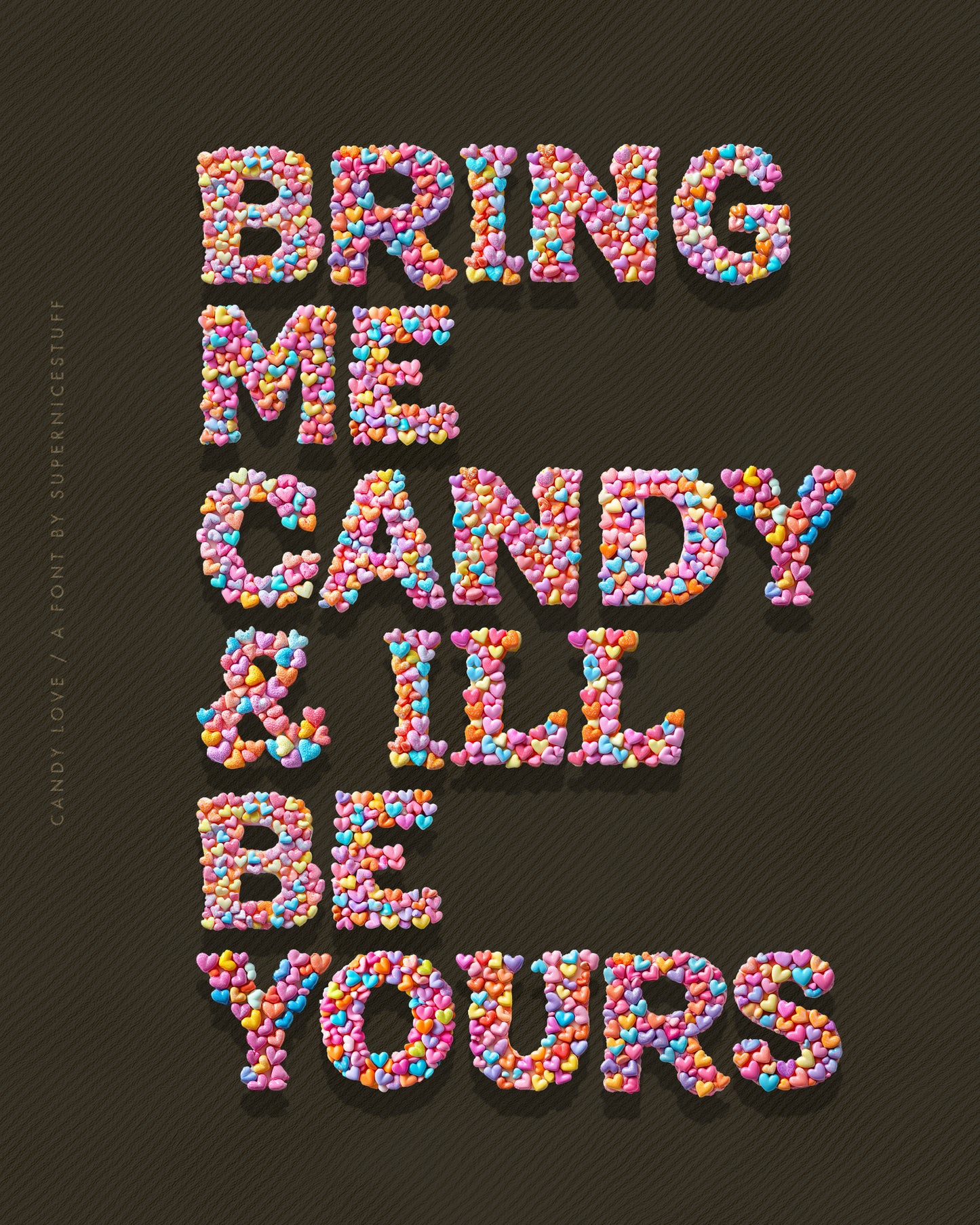 Candy Love ✨ SVG Font